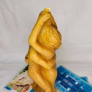 Pareja Unida Hombre Mujer de Cera 22 cm (Endulzamiento)