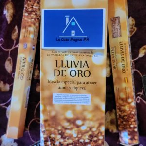 INCIENSO LLUVIA DE ORO (AMOR Y RIQUEZA)
