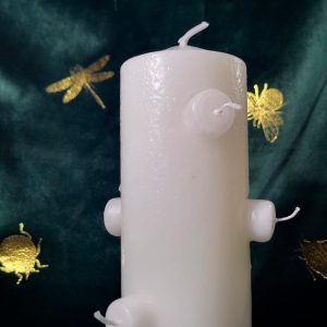 Velón 7 Mechas Blanco (Tumba Trabajos)