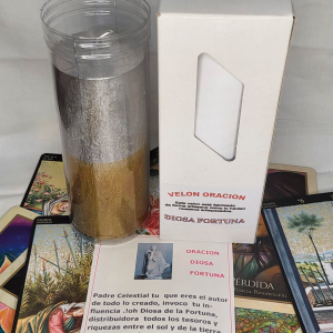 Velón ritualizado de La Diosa de la fortuna