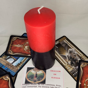 Velón Limpieza y Abrecaminos Elegua (Limpiar Energías Negativas y Obstáculos )