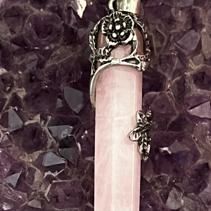 Punta de Cuarzo Rosa