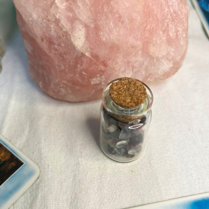 Frasco de Piedras de Fluorita